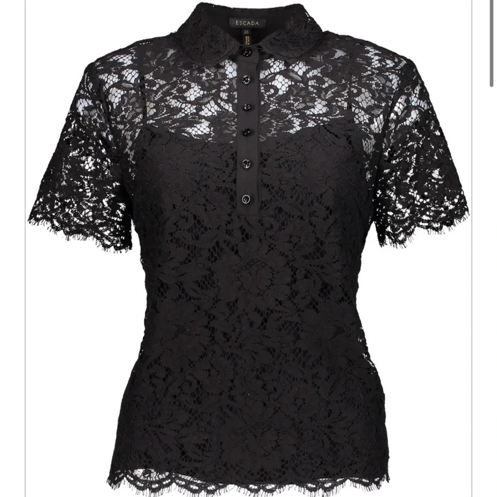 Escada Lace Nusta collared shirt
